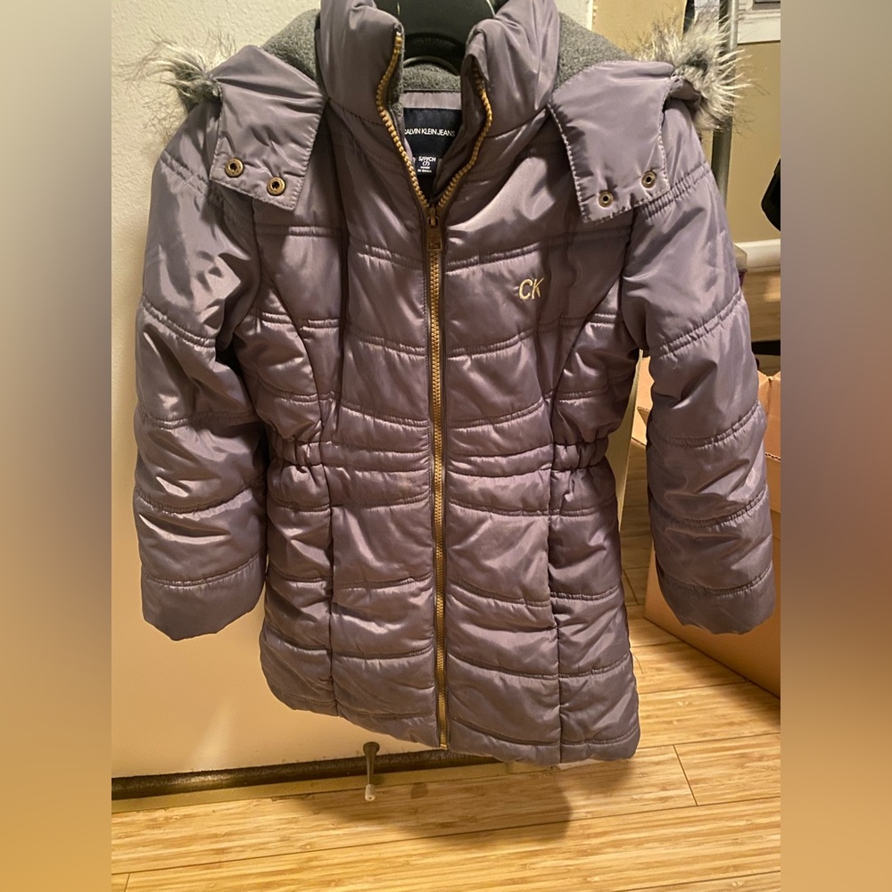 Girls size 7 CK coat